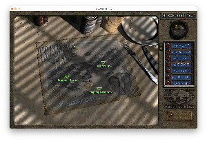 All town maps customized for wide screens.