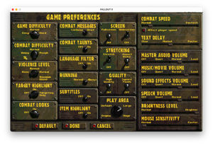Change all the critical settings from within the game in the enhanced preferences screen.